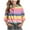 Pink, variant on Riecok Girls Button down Shirt Lapel Collared Plaid Print Button up Blouse Long Sleeve Basic Trendy Tops