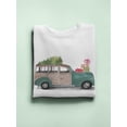 thumbnail image 3 of Christmas Cars Iv Sweatshirt Women -Jennifer Paxton Parker Designs, Female Small, 3 of 4