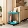 thumbnail image 4 of Narrow Rolling Mobile Side Table with Wheels, Slim Storage Cart for Bedroom Living Room Couch Bedside, 4 of 6