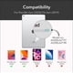 thumbnail image 5 of Mica Vidrio Wild Flag para iPad 8 iPad 7 10.2 A2197 A2200 A2198 Transparente, 5 of 5
