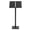 Black, variant on Ring Binder Stand, Pedestal Sign Holder Freestanding Metal Menu Board Stand with 12.6*11-inch Sturdy Base Poster Stand Black