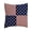 Independence Day-A, variant on Independence Day Decorative Linen Throw Blanket with Flag and Text, for Couch, Living Room, Bedroom, 17.72 x 17.72 Inch Linen Blanket, Patriotic Decorative Throw for Independence Day