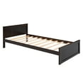 thumbnail image 2 of Harper & Bright Designs Twin Size Wood Convertible Bunk Bed with Storage Drawers and Shelves, Loft Bed with Desk and Wardrobe, Wooden Loft Bed Frame for Bedroom, No Box Spring Needed, Espresso, 2 of 12