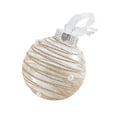 thumbnail image 3 of Boovnll Clear Christmas Ball Ornaments, 3.1" Shatterproof Glitter Plastic Hanging Pendants Christmas Balls for Holiday Xmas Tree, Wedding, Party Decor Gifts, Christmas Tree Decorations, 3 of 4