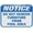Warning Sign 3, variant on Help Keep The Beach Clean Sign – 8x12 Inch RustFree Aluminum,Reflective & Weatherproof,Durable Outdoor Beach Cleanliness Reminder Sign for Public Areas