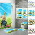 Easter Digital Print And Polyester Bathroom 4 Piece Set Paper Towel