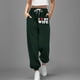 thumbnail image 2 of Pantalones de chándal anchos y rectos con forro polar para mujer - Pantalones de yoga de cintura alta con bolsillos para hacer ejercicio/uso informal (S-XXL), 2 of 4