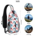 thumbnail image 5 of Crossbody Sling Backpack for Women Men Sea Cute Octopus and Whale Shark Shoulder Sling Crossbody Casual Chest Bag for Travel Sports Running Hiking, 5 of 6