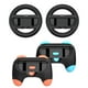 thumbnail image 1 of Controlador gamepad Apreta mano Izquierda+Derecho Soporte 4-In-1 Vuelas dirección carreras y agarres para 2 Joy-Con ABS, 1 of 9