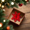 thumbnail image 6 of ZZyuan Christmas Artificial 3 Layer Glitter Stereo Simulation Ornaments Christmas Decorations For Christmas Tree Wreath Garland Box Holiday Xmas Home Decor 2 Pack, 6 of 7