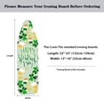 thumbnail image 4 of HELLHERO Happy St Patrick's Day Pattern Ironing Board Cover Iron Board Cover Replacement Elastic Edge 15"x54" for Home, 4 of 4