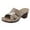 B Khaki, variant on Wovix Slippers For Women Open Toe Sandals Platform Classic Simple Shoes Footwear Daily Wear