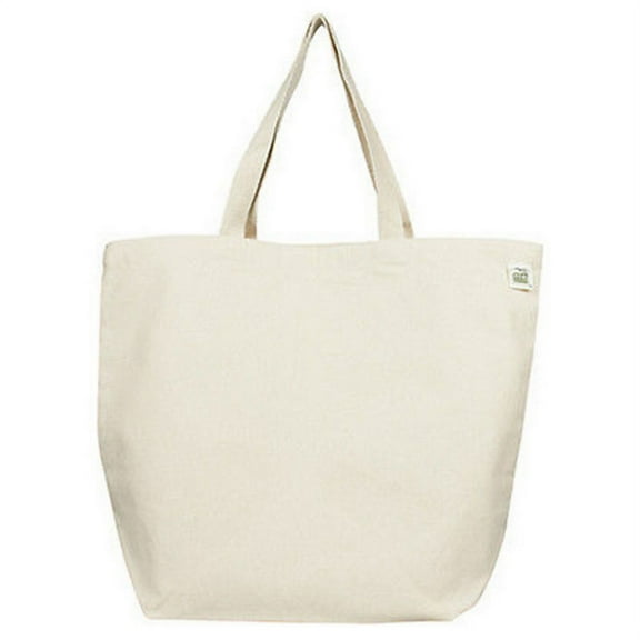 ECOBAGS 228030 Lightweight Cotton Shopping Tote 19" x 15 1/2" x 5"