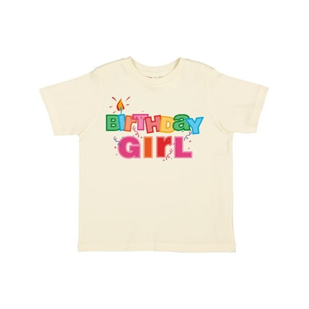 

Inktastic Birthday Girl Letters Gift Toddler Toddler Girl T-Shirt