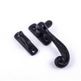 thumbnail image 6 of Renovators Supply Black Wrought Iron Window Sash Lock 3.75 Inch Rustic Window Lock Latch Hardware, 6 of 7