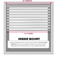 thumbnail image 4 of Lotus & Windoware Cordless 2" Faux Wood Room Darkening Horizontal Blind, Snow White, 4 of 6