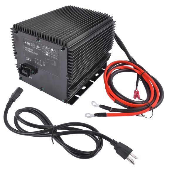 GELUOXI 24 Volt 19 Amp Battery Charger for Genie Skyjack JLG Scissor Lift 96211 161827 105739 128537