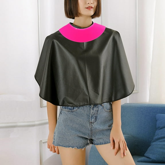 Soimiss Hair Salon Shoulder Pad Rosy Silicone Haircut Neck Shield Lightweight and Breathable