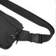 thumbnail image 2 of Sac banane de sport grande capacité, imperméable, en nylon, avec trou pour écouteurs, pour entraînement, course, voyage, noir, 2 of 4