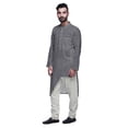 thumbnail image 2 of Atasi Ensemble Kurta de Designer pour Garçons Kurta Longue Imprimée Pyjama Vêtements d'Été, 2 of 4