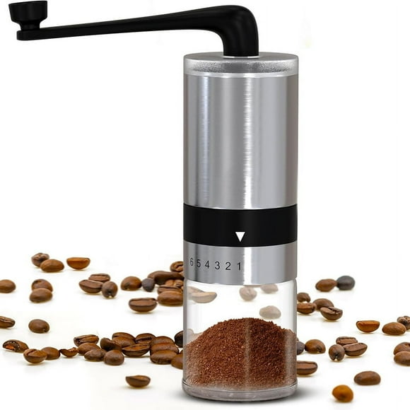 Manual Coffee Grinder - Conical Burr Grinder, Espresso Coffee Grinders, Hand Coffee Bean Grinder, Adjustable