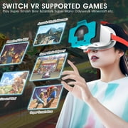 Newest VR Headset for Nintendo Switch & Switch OLED Model, 3D VR Glasses with Adjustable Lens for Virtual Reality Gaming Experience, Switch VR Labo Goggles Headset for Nintendo Switch(Red White)
