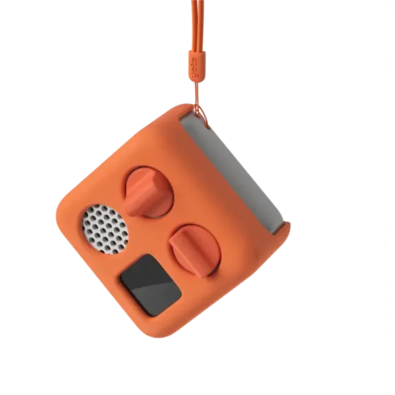 Mini Adventure Jacket (3rd Gen.) in Fruit Punch with Matching Wrist Lanyard for Yoto Mini Electronic Learning System