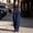 Navy, variant on Abomasnow Pant Suits for Women Dressy Casual 2 Piece Business Work Outfits V Neck Sleeveless Vest Blazer Wide Leg Pants Set