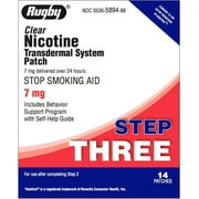 Rugby Clear Nicotine Transdermal System 7 mg