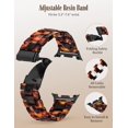 thumbnail image 2 of Wearlizer Resin Band Compatible with Samsun Galaxy Watch 8 40mm 44mm/Watch 8 Classic 46mm, Lightweight Bracelet Strap for Women Men, 2 of 5