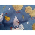 thumbnail image 5 of oneOone Cotton Cambric Grayish Blue Fabric Hen Dress Material Fabric Print Fabric By The Yard 56 Inch Wide-7Y, 5 of 6