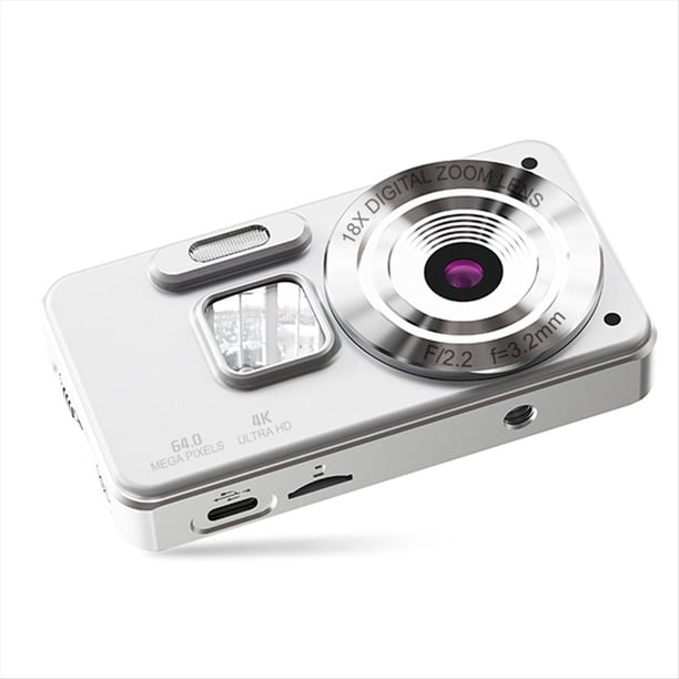 Cámara Digital para Niños A56, 4K, 30 Fps, HD, Luces de Relleno, 2000 MAh, Grabación de Larga Duración, Tipo C, Función OTG.