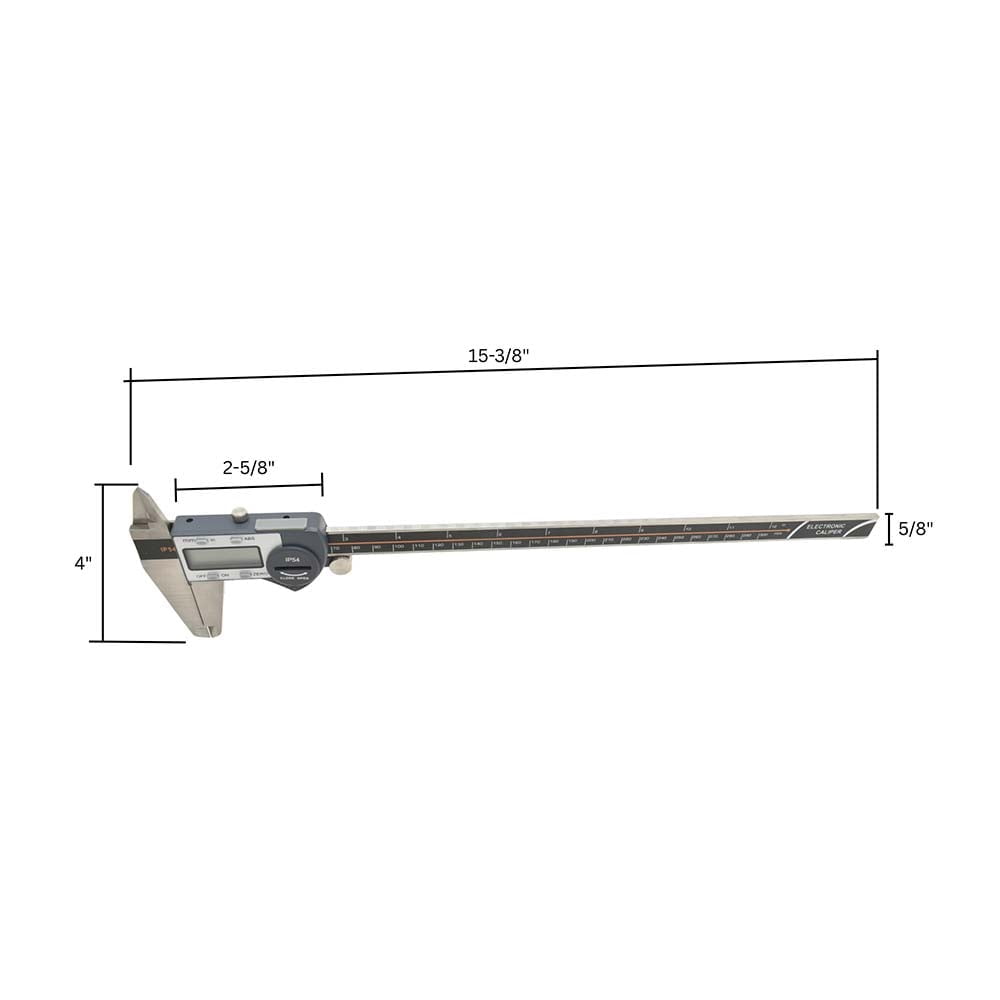 Big Horn 19203 12 Inch Digital Caliper IP54 with Large LCD Display