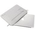 thumbnail image 4 of Mosiso Laptop Sleeve Bag for 13-13.3 Inch MacBook Pro/Air, Ultrabook Netbook Tablet Polyester Fabric Protective Carrying Case Cover, Gray, 4 of 6