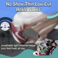 thumbnail image 5 of 48 Pairs of Yacht & Smith Mens & Womens Thin Low Cut Ankle No Show Bulk Socks, 5 of 7
