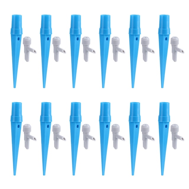 12 piezas de picos de riego automático para flores, sistema de riego por goteo.