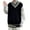 Black, variant on Fgnfyis Spring and Autumn Japanese Knitted Vest Couple Fashion Sweater Sleeveless Sweater Vest Women for Casual Outerwear Beige M