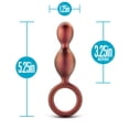 thumbnail image 3 of Blush Anal Adventures Matrix Duo Loop Plug - Copper, 3 of 7