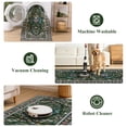 thumbnail image 3 of Ileading 2x6 Runner Rug for Hallway, Washable Kitchen Runner Rug with Non Slip Backing, Low Pile Soft Boho Floral Runner for Kitchen, Hallway, Entryway, Laundry, Bedroom, 3 of 8