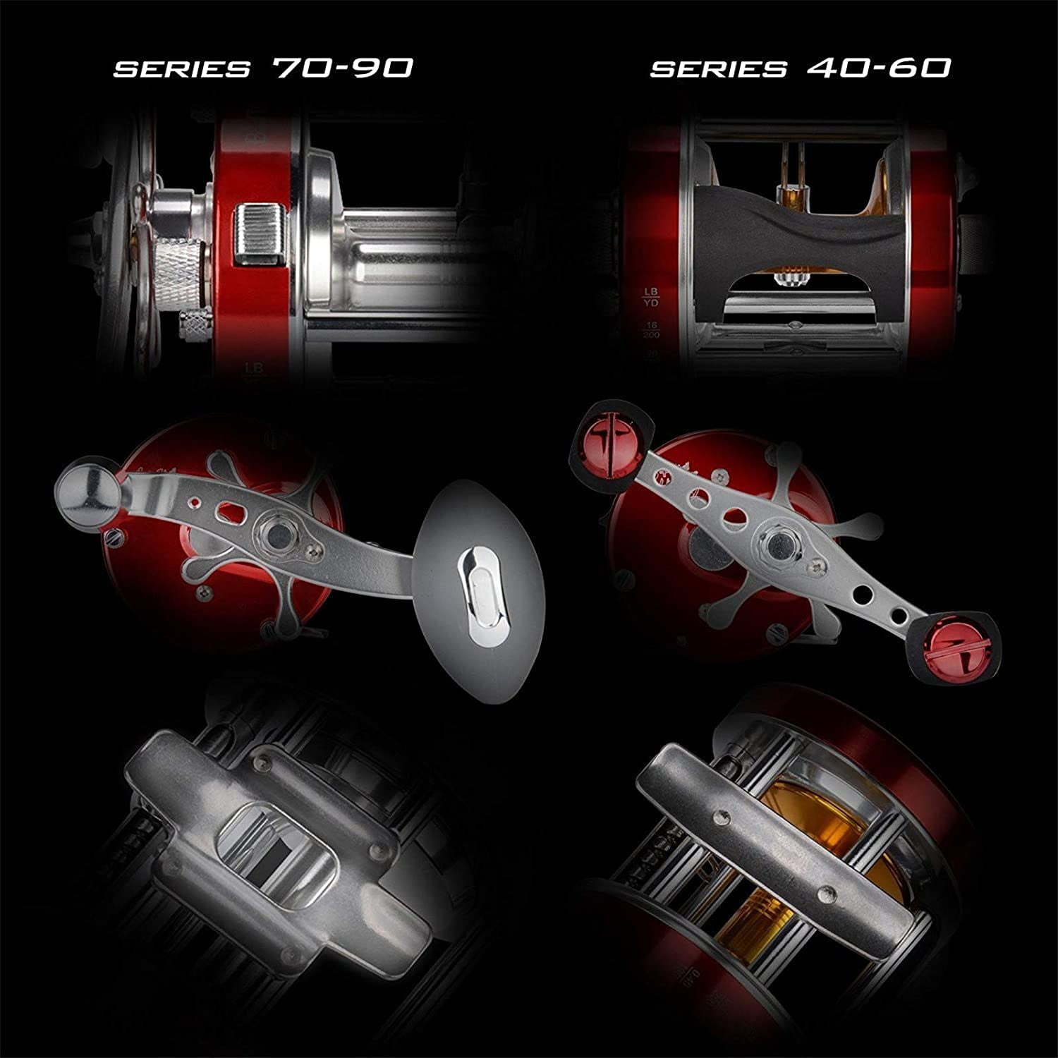 KastKing Left Round Baitcasting Fishing Reel,Salmon/Steelhead- Rover-4000