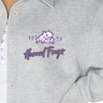 thumbnail image 3 of Women's Gameday Couture Ash TCU Horned Frogs Foundation Full-Button Long Sleeve Overshirt, 3 of 3