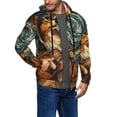 thumbnail image 2 of Kdxio Starry Night Guitar Dog Print Men Hoodies Casual Hoodies for Men with Zip Pockets Full Zip Long Sleeve Sweatshirt Sports Hooded Jacket-Small, 2 of 5