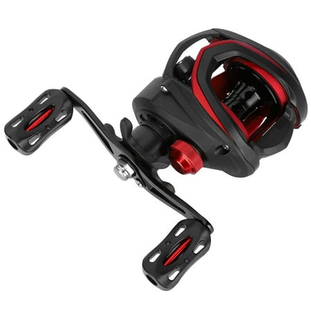 Metal High Speed Bait Black Rose 8.1:1 Long Shooting Left/Right Hand Magnetic Brake Fishing Casting Reel WheelBlack Rose Left Hand
