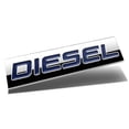 thumbnail image 2 of Chrome Finish Metal Emblem Diesel Badge (Blue Letter), 2 of 4