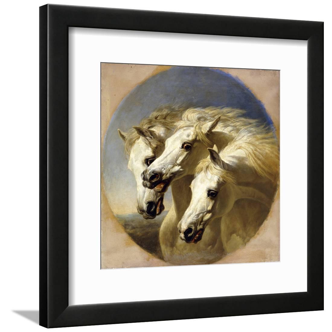 Pharaoh's Horses, 1848, Animals Framed Art Print Wall Art by John