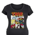thumbnail image 3 of Marvel Thor - Comic Book Grid - Maternity Scoop Neck Graphic T-Shirt, 3 of 5