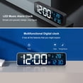 thumbnail image 3 of Reloj digital en la parte superior con pantalla de temperatura de fecha y semana, 3 of 8