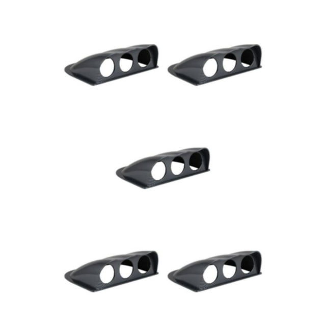 Destyer Support de Montage de Jauge Robuste et Durable pour une Large Application Universelle 3 Trous Fibre de Carbone 5Set