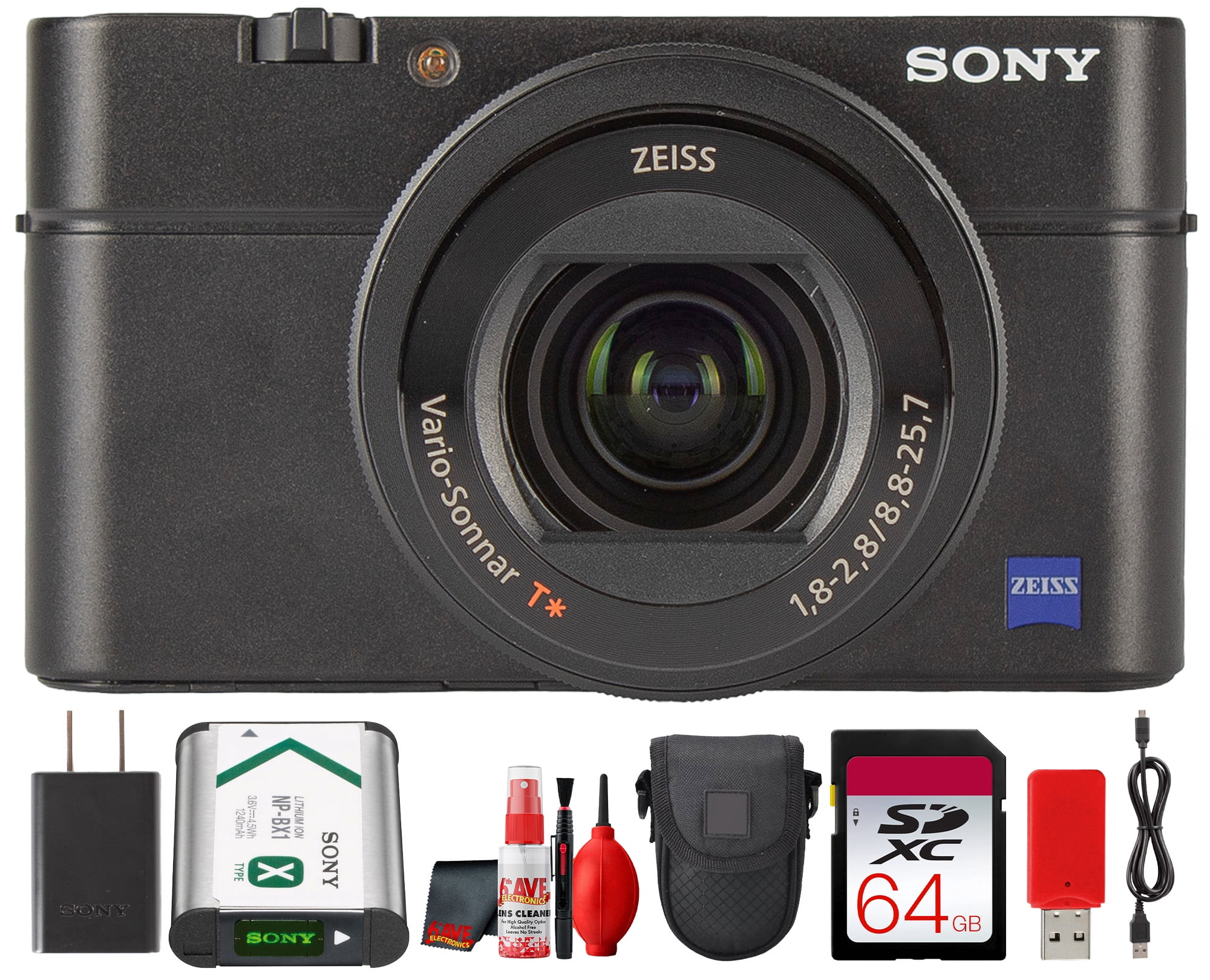 Sony Cyber-Shot DSC-RX10 IV Compact Camera Kit with Bag, Tripod