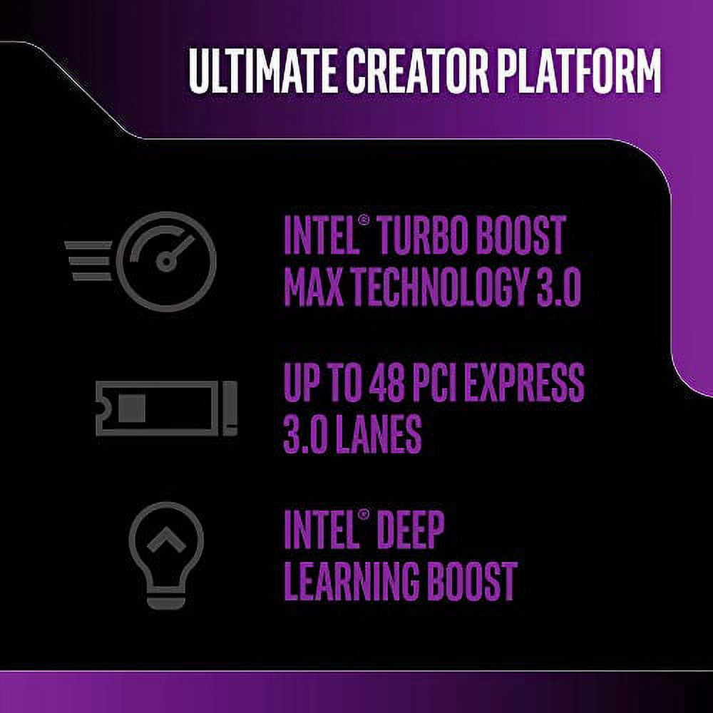 Restored Intel Core i9-10900X Desktop Processor 10 Cores up to 4.7GHz Unlocked LGA2066 X299 Series 165W (BX8069510900X) (Refurbished)